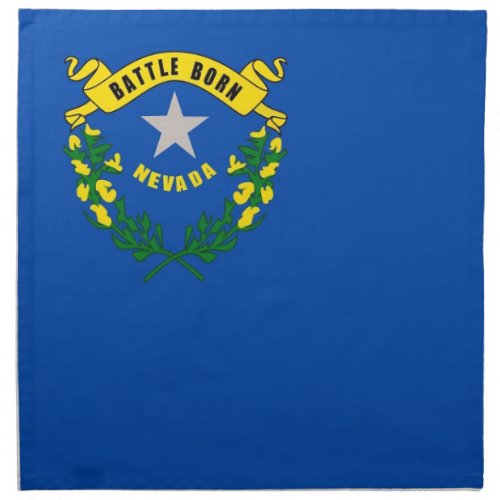 Nevada State Flag American MoJo Napkin