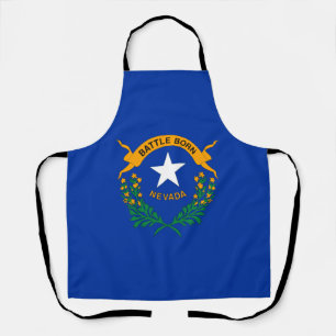 Nevada State Flag Apron