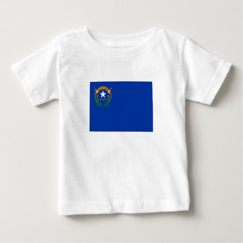Nevada State Flag Baby T_Shirt