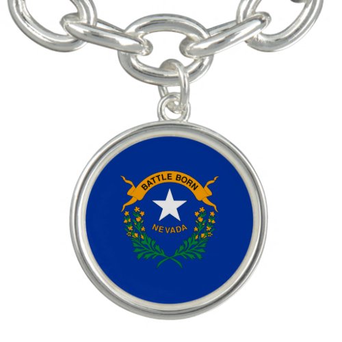 Nevada State Flag Bracelet