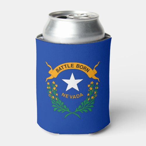 Nevada State Flag Can Cooler