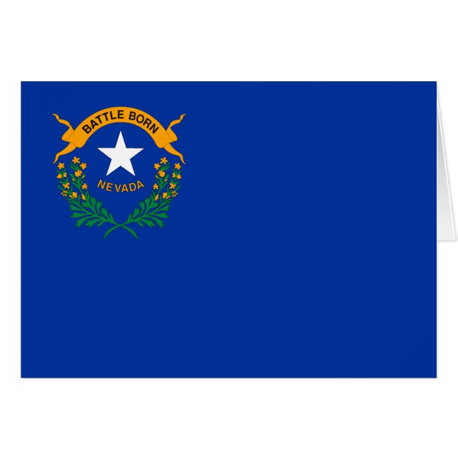 Nevada State Flag Cards (Front Horizontal)