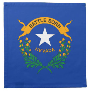 Nevada State Flag Cloth Napkin