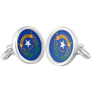 NEVADA STATE FLAG CUFFLINKS