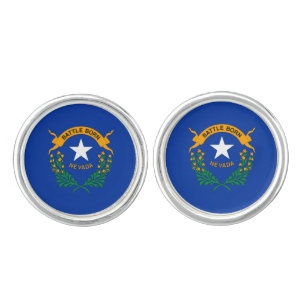 Nevada State Flag Cufflinks