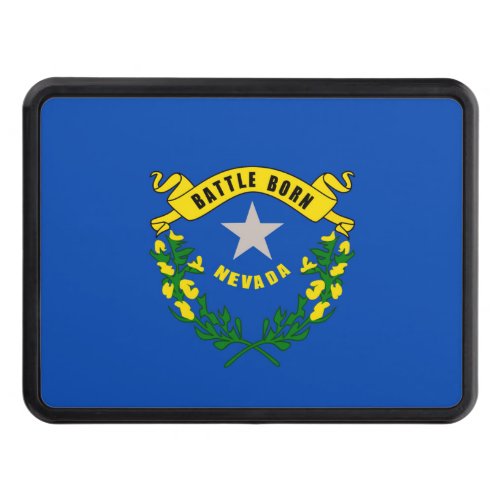 Nevada State Flag Design decor Hitch Cover