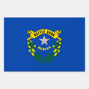 Nevada State Flag Design Sign