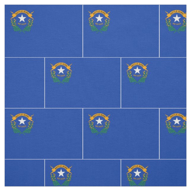 Nevada State Flag Fabric (Swatch)