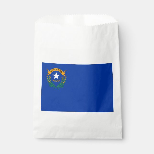 Nevada State Flag Favor Bag (Front)