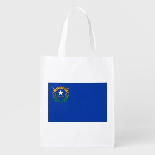 Nevada State Flag Grocery Bag