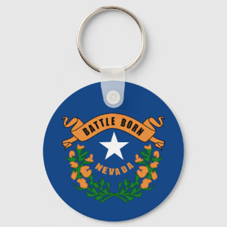 Nevada State Flag Keychain