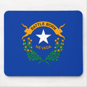 Nevada State Flag Mouse Pad