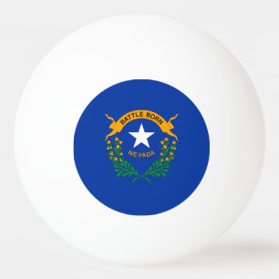 Nevada State Flag Ping Pong Ball