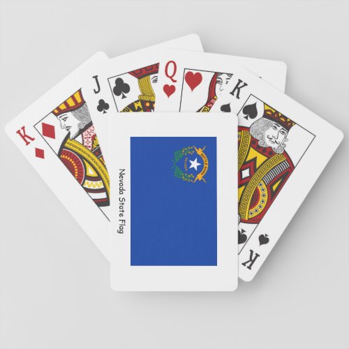 Nevada State Flag Playing Cards
