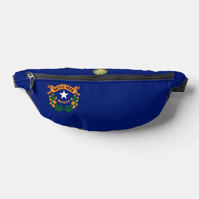 Nevada State flag-Seal Fanny Pack (Lay Down)