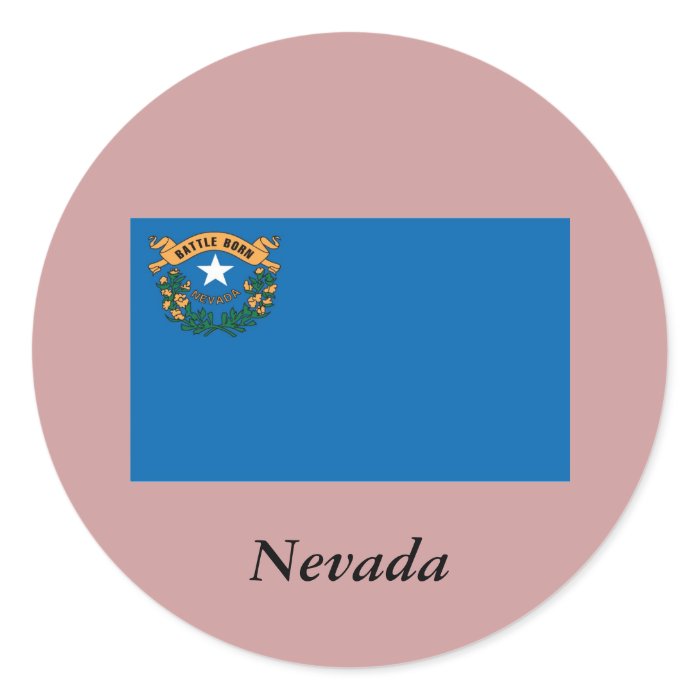 Nevada State Flag Sticker