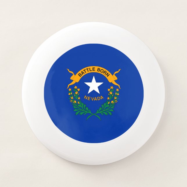 Nevada State Flag Wham-O Frisbee (Front)