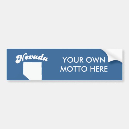 NEVADA STATE MOTTO T_SHIRT T_shirt Bumper Sticker