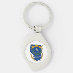 Nevada state pride keychain