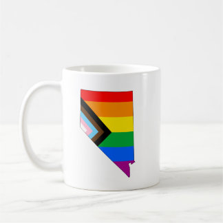 Nevada State Pride LGBTQ Progress Pride Coffee Mug