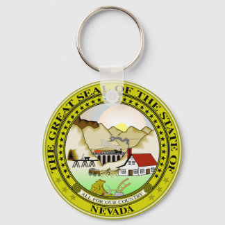Nevada State Seal Keychain