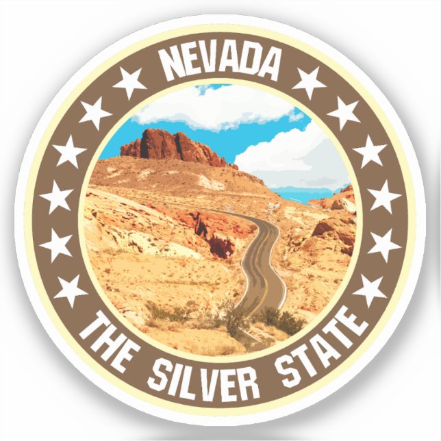 Nevada                                             sticker (Front)