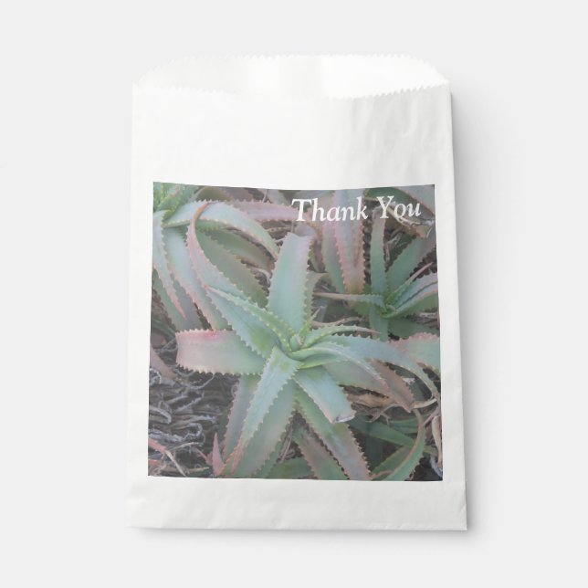 Nevada succulents       favor bag (Front)