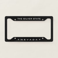 Nevada The Silver State License Plate Frame