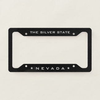 Nevada The Silver State License Plate Frame