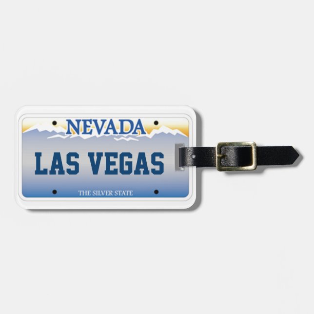 Nevada traveler luggage tag (Front Horizontal)