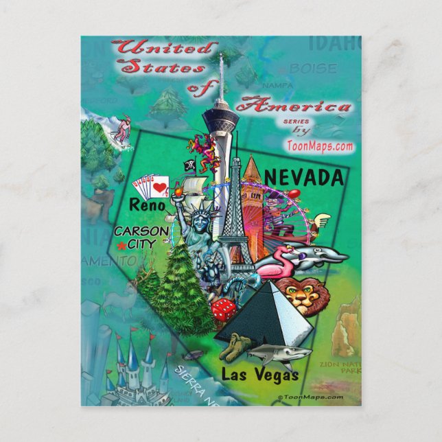 Nevada USA Card (Front)