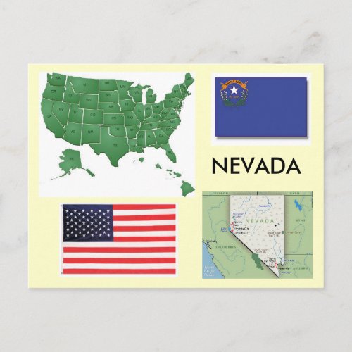 Nevada USA Postcard