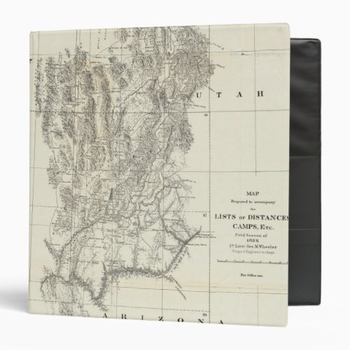 Nevada Utah and Arizona Map Binder