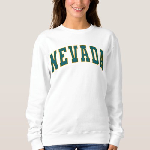 Nevada Vintage College Style Sweatshirt