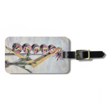 Nevada Vintage Las Vegas Sign Luggage Tag