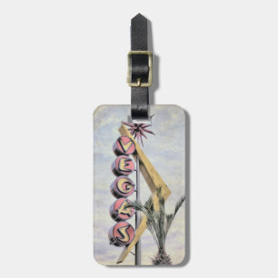 Nevada Vintage Las Vegas Sign Luggage Tag