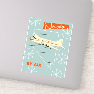 Nevada Vintage style travel poster Sticker