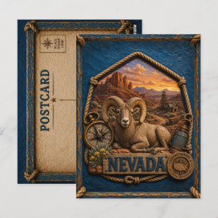 Nevada Vintage Travel Postcard