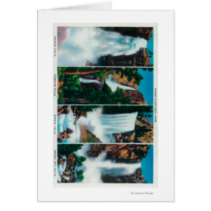 Nevada, Yosemite, Vernal, and Bridal Veil Falls Cards