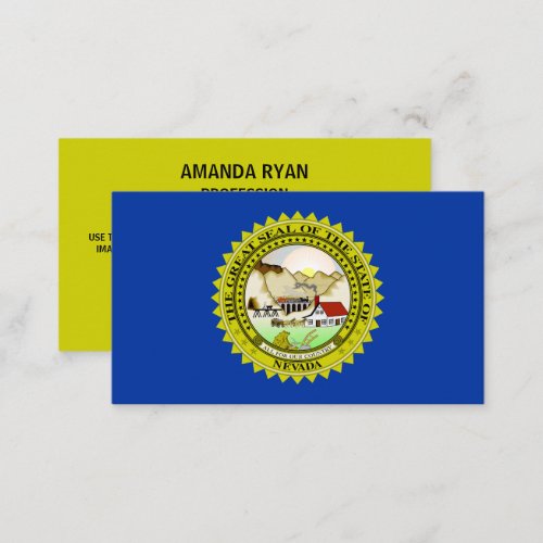 Nevadan Seal Seal of Nevada Business Card