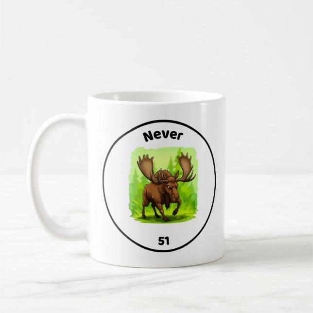 Never 51  coffee mug (Left)