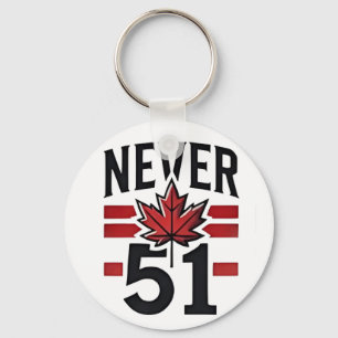 Never 51st Funny Canada is not Fot Sale Keychain