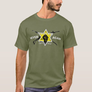 NEVER AGAIN! Army of Mashiach (Tzava Ha'Mashiach) T-Shirt