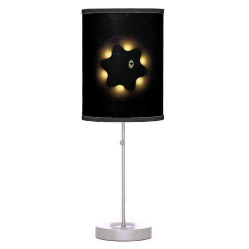 Never Again Fractal Star Of David Table Lamp