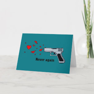 never again holiday card