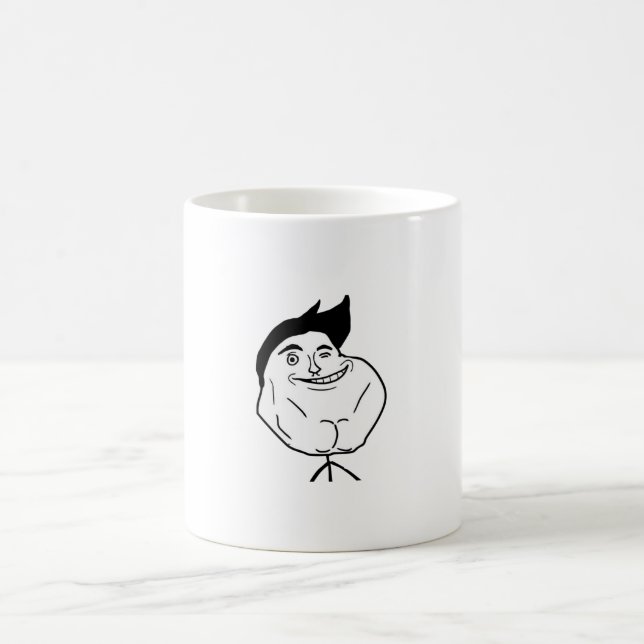 Never Alone Meme Coffee Mug (Center)