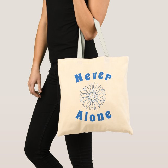 Never Alone Tote Bag (Front (Product))