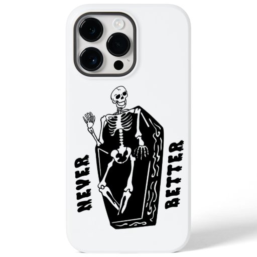 Never Better Skeleton Case-Mate iPhone 14 Pro Max Case