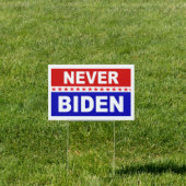 Never Biden Anti Joe Biden Sign (Insitu)