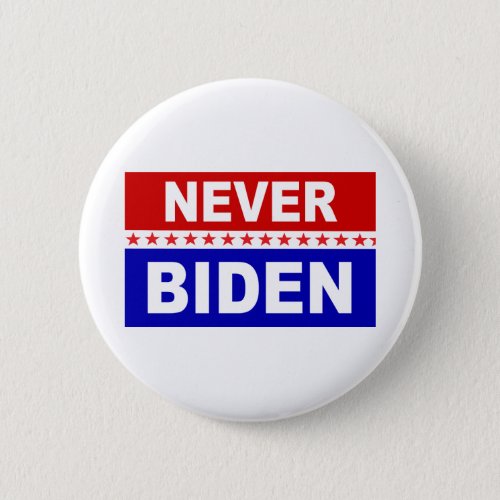 Never Biden Button